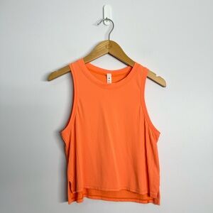18: Lululemon Train to Be Tank Top Orange Soda Size 4